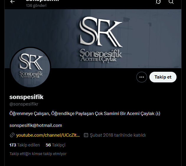 sonspesifik (@sonspesifik) on Twitter photo #bilgilendirme
Aşağıdaki görüntüsünü paylaştığım kardeşim. Beni taklit ediyor. Bilginize
<a href="/sonspesifikr/">sonspesifik</a>
Saygılarımla, #bilgilendirme
Aşağıdaki görüntüsünü paylaştığım kardeşim. Beni taklit ediyor. Bilginize
<a href="/sonspesifikr/">sonspesifik</a>
Saygılarımla,