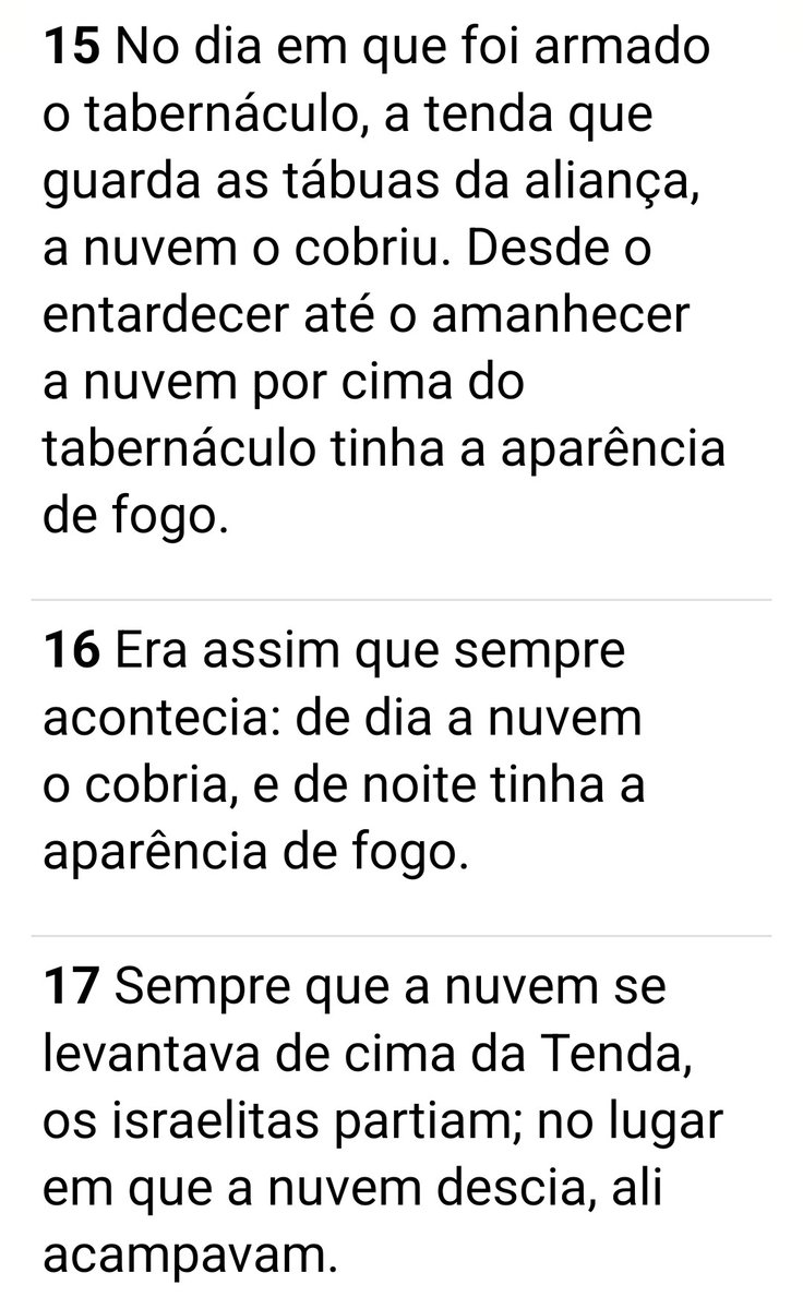 Jair47240183's tweet image. Números 9 :15-17 - Nova Versão Internacional(NVI) 

#Bíblia #BíbliaNVI #NVI #Números #Números9 #Nm9 #Deus #Moisés #Israel #Páscoa #ordenação #celebração #puros #impuros #limpos #imundos #adoração #nuvem #deslocamentos #rpSp #LEIA_A_BÍBLIA #ESTUDE_A_BÍBLIA #CONHEÇA_A_BÍBLIA
