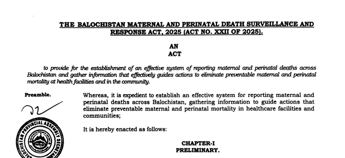 Hurray! Big Win for Maternal &amp; Child Health!
The #MPDSR Act 2025 is now law in #Balochistan  
Proud to have contributed as WHO Legal Consultant, working with cabinet &amp; Health Dept to finalize this transformative step for safer motherhood &amp; child rights.
pabalochistan.gov.pk/storage/8404/6…