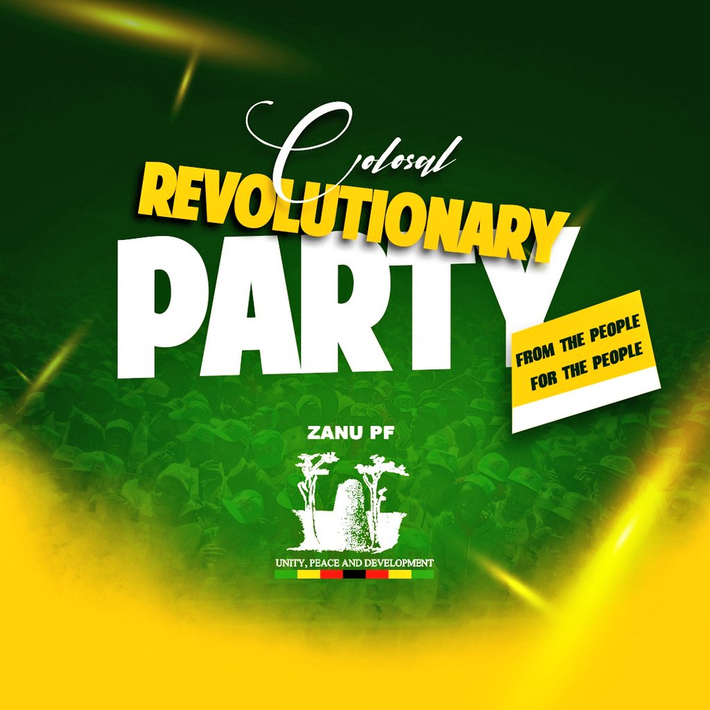 dereckgoto's tweet photo. Hakuna imwe party kunze kweZANUPF! https://t.co/Md4LQjenJM