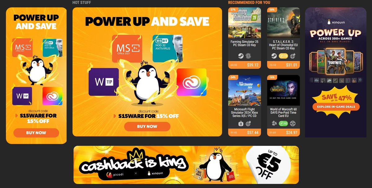Emil Christensen (@real_heaton) on Twitter photo Back to School deals with <a href="/KinguinNet/">Kinguin.net 🎮</a>! A tradition since old.
Go get all your software needs (and your games to recharge with) there for insanely low prices 🤑
➡️ kingu.in/heaton
Don't forget my code "HEATON" for an additional 8% off 🎟️ Back to School deals with <a href="/KinguinNet/">Kinguin.net 🎮</a>! A tradition since old.
Go get all your software needs (and your games to recharge with) there for insanely low prices 🤑
➡️ kingu.in/heaton
Don't forget my code "HEATON" for an additional 8% off 🎟️