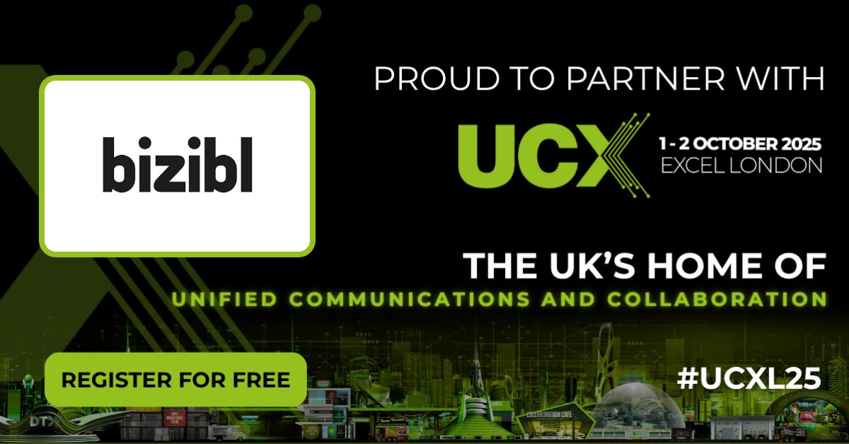 BiziblMarketing's tweet image. Bizibl is proud to partner with UCX, the UK&apos;s home of Unified Communications. Make connections, discover innovation and find solutions that drive measurable business benefits. Register FREE and join us at Excel London on the 1 &amp;amp; 2 October lnkd.in/eWqPdh9U

See you there!
