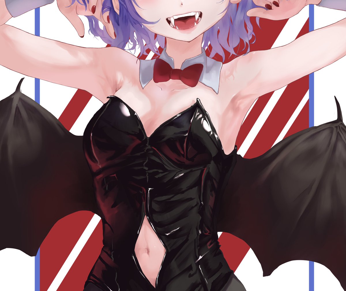 明日の19時くらいに完成画を投稿します

#レミリア・スカーレット  #東方