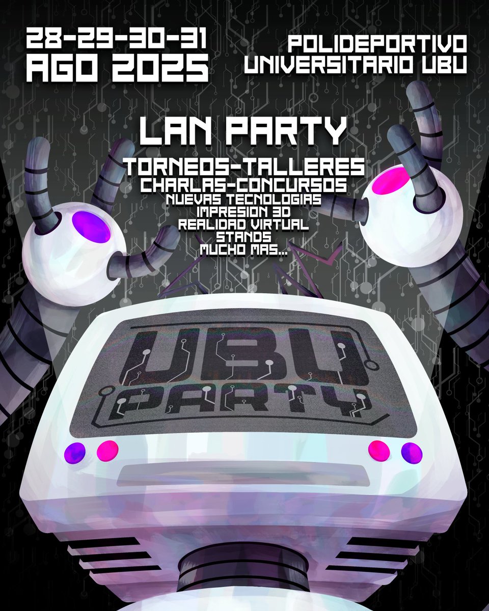 abadiatec's tweet photo. 🎮 ¡En una semana vuelve la #UBUparty, el mayor evento de videojuegos y nuevas tecnologías de Burgos!

Ponencias, talleres, torneos, actividades... y mucho más. 

Un placer volver a formar equipo con @GamingBurgos  y  @UBUEstudiantes por hacerlo posible.

https://t.co/ddwprat7hw https://t.co/9WYVvSArxK
