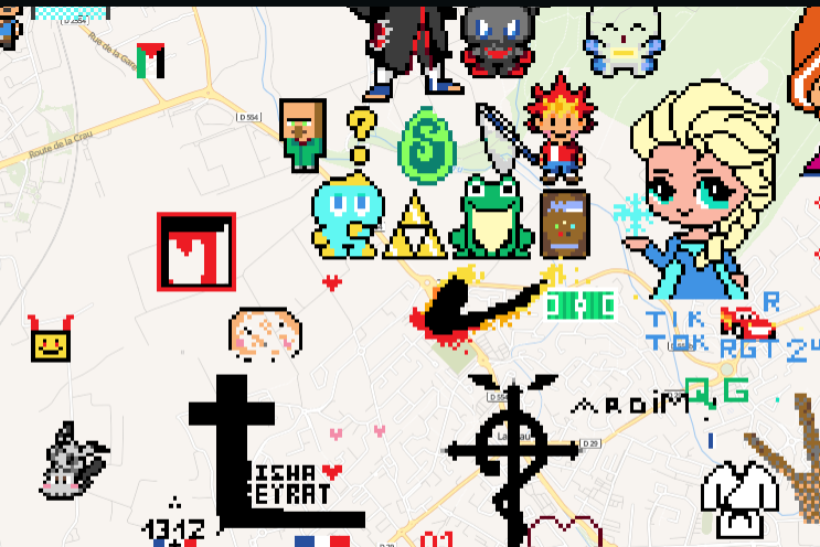 I've hid myself in this wplace thing xD