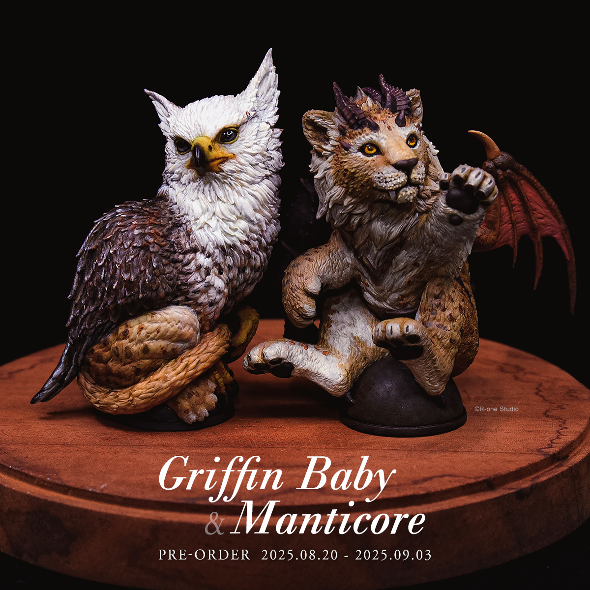 -Griffin Baby- の受注生産を開始いたしました！
併せて -Manticore Baby- も再販となります。
●販売価格: ¥6,000      
（今回の価格には台湾からの国際送料が含まれています）
●9月3日までのご注文数に応じて生産いたします。この機会にぜひご予約ください！