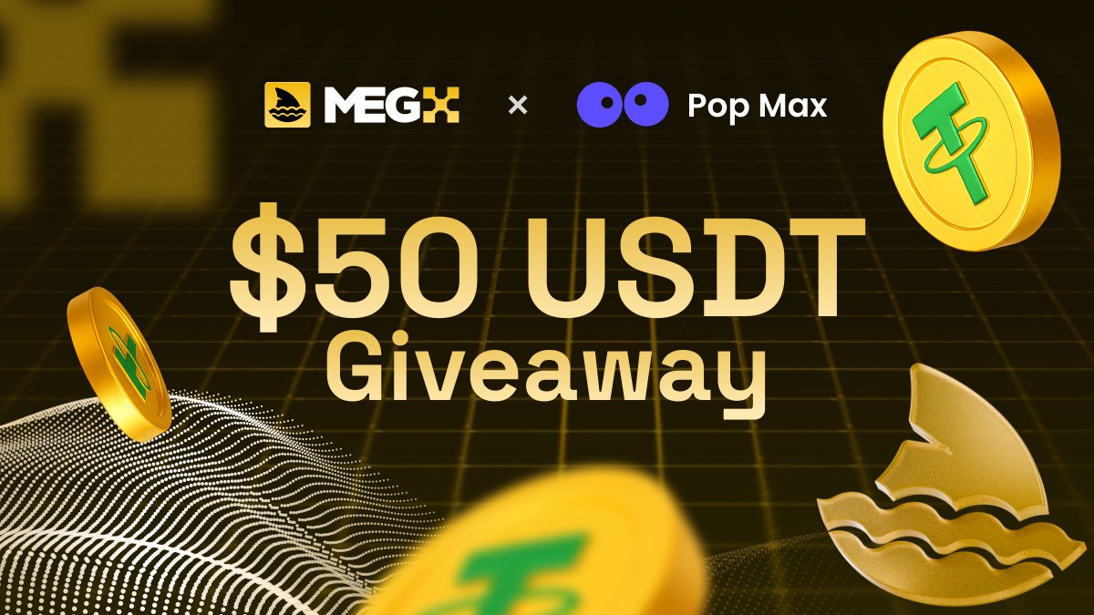 MEGX - AI-Powered Trading Bots for DeFi (@megxio) on Twitter photo 🥳 MEGX x <a href="/PopMax_xyz/">Pop Max</a> #Giveaway
🏆 Prize Pool: 50 USDT Credit For Giveaway
✅ Follow <a href="/PopMax_xyz/">Pop Max</a> & <a href="/megxio/">MEGX - AI-Powered Trading Bots for DeFi</a>
✅ Join MEGX Trading Bot: t.me/megxtradingbot
✅ Like, Retweet & Tag 3 Friends
✅ Drop your EVM wallet ⤵️
48 hours to join, random for 10 lucky winners get $5 🥳 MEGX x <a href="/PopMax_xyz/">Pop Max</a> #Giveaway
🏆 Prize Pool: 50 USDT Credit For Giveaway
✅ Follow <a href="/PopMax_xyz/">Pop Max</a> & <a href="/megxio/">MEGX - AI-Powered Trading Bots for DeFi</a>
✅ Join MEGX Trading Bot: t.me/megxtradingbot
✅ Like, Retweet & Tag 3 Friends
✅ Drop your EVM wallet ⤵️
48 hours to join, random for 10 lucky winners get $5