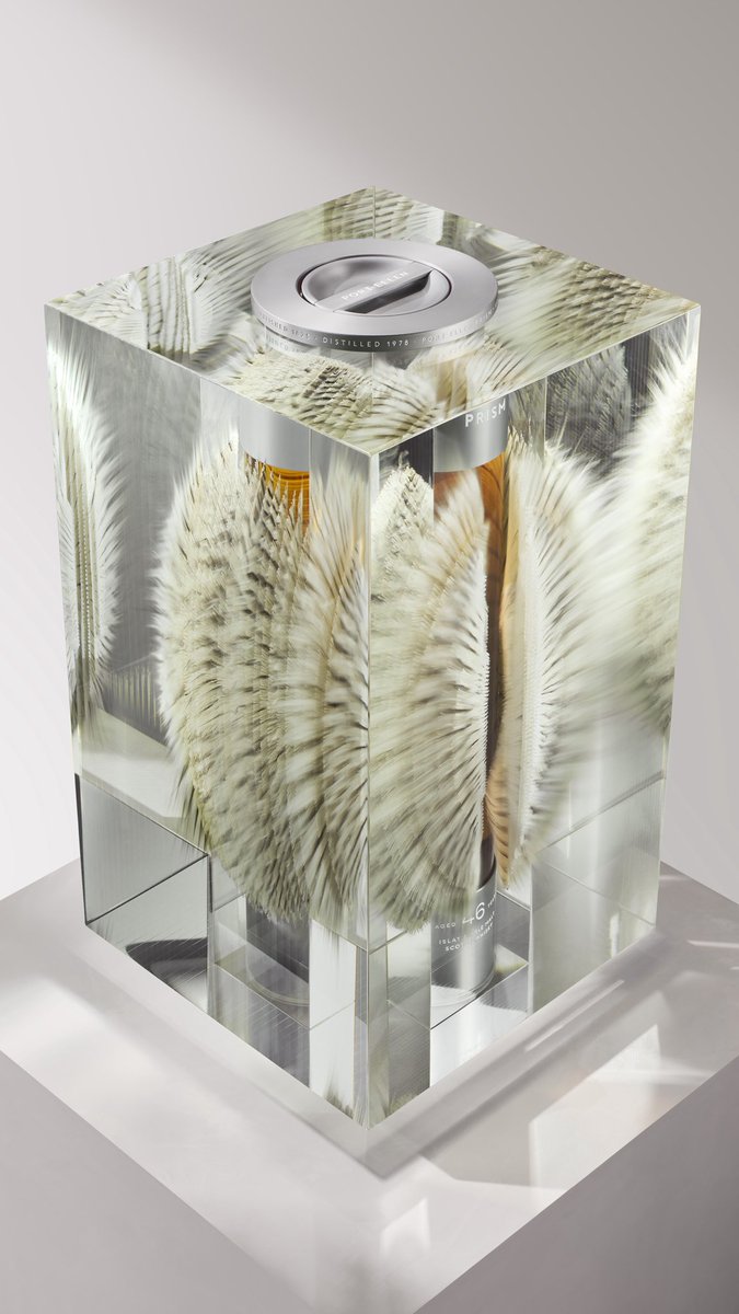 ewangunn's tweet photo. In Port Ellen’s 200th year we are proud to reveal #PortEllen Prism - its oldest Single Malt Scotch Whisky ever released. Distilled in 1978, and bottled at 46 years old. Diageo is donating this milestone bottling and artwork to The Distillers One of One Auction with Sotheby’s. https://t.co/dmnMsUGpuf