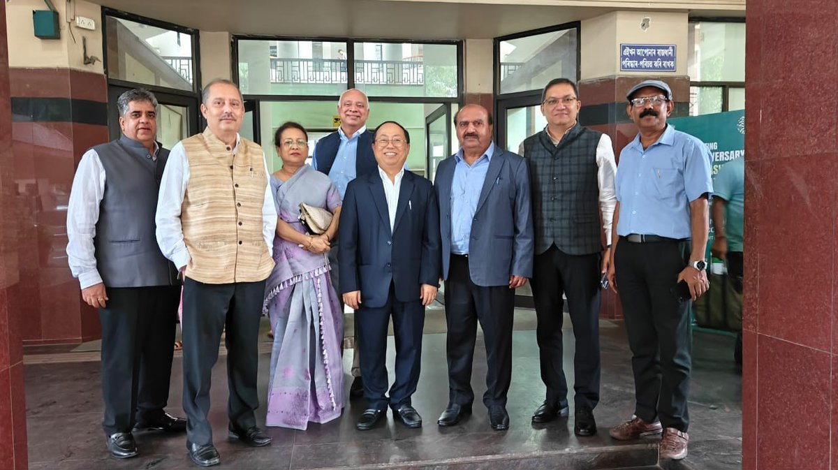 Mon, Aug 18, 2025 - Manoj Nambiar, MD, <a href="/arohan_fin/">Arohan</a> and the Lead of the Steering Committee of MFI lenders in Assam liaising with the State Govt. on the AMFIRS'21 and other delegates from the industry met the Assam Govt. to discuss on the next steps on the Incentive &amp; Relief Scheme