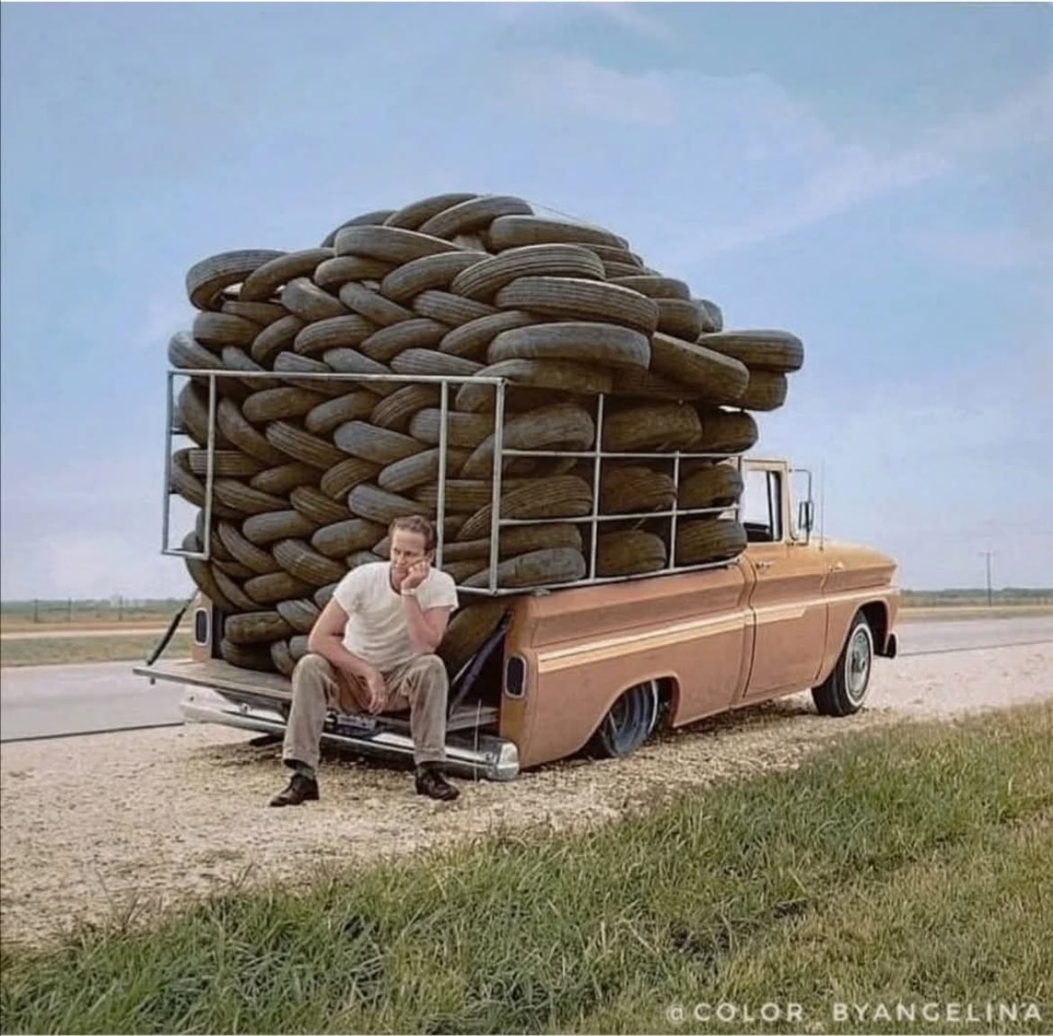 None of the tires fit, omo the matter tire me😂