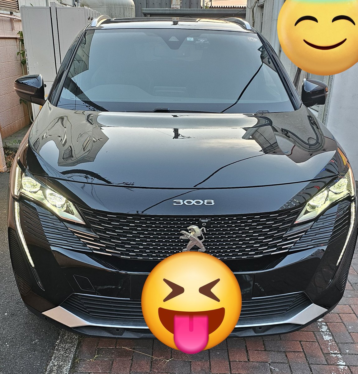 3008思ったりでかい。
車は凄く快適😌