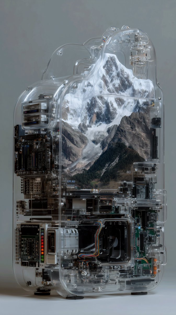 New pc just landed, glacial cooling included ❄️
