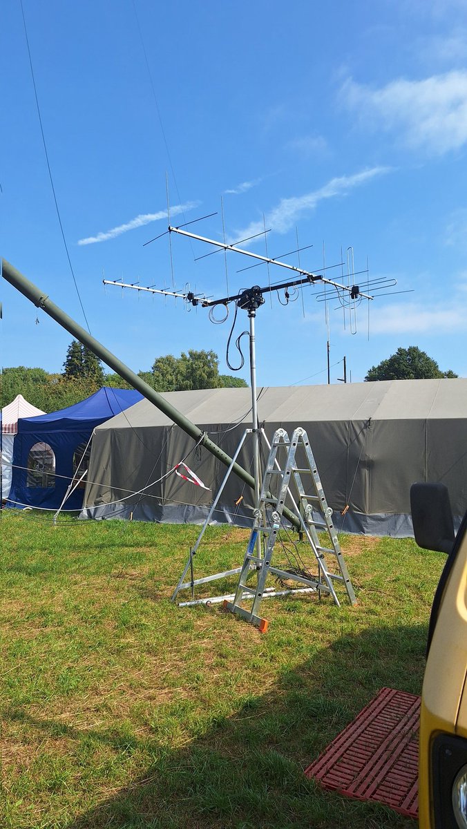 DL4KCA's tweet photo. @ES4RM @DL6AP Tnx fer the Qso DL0IL/p Op DL4KCA/p  from our Fieldcamp in JO31
73 Joe https://t.co/94pkrjNtrk