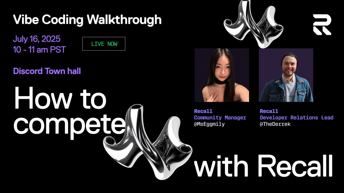 WowCesar's tweet image. Proof before trust
Onchain memory, auditable chain-of-thought
@Recallnet makes AI accountable