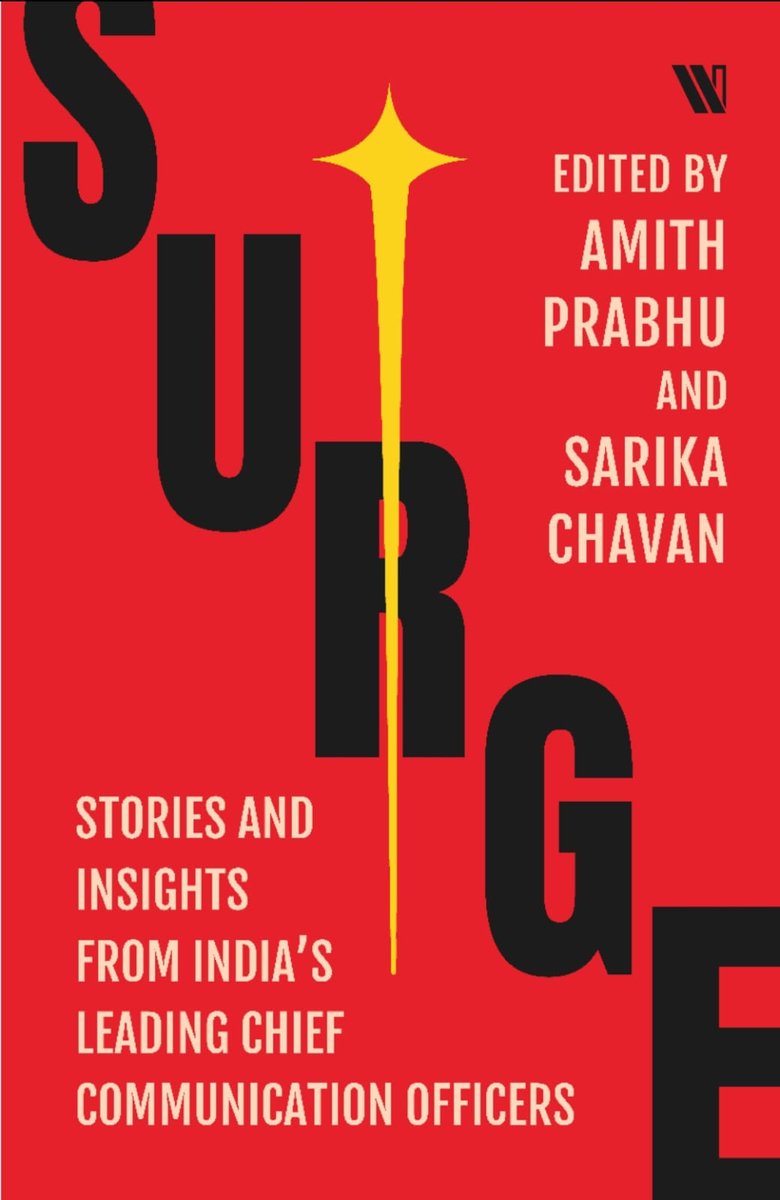 Sourikka's tweet photo. #surgethebook is here. We are thrilled to see the third book in the series come to life, featuring 46 present and former chief communication officers.
Pre-order a copy at https://t.co/HOXEKH2zVV
@amithpr
@WestlandBooks https://t.co/9aNFpO810B