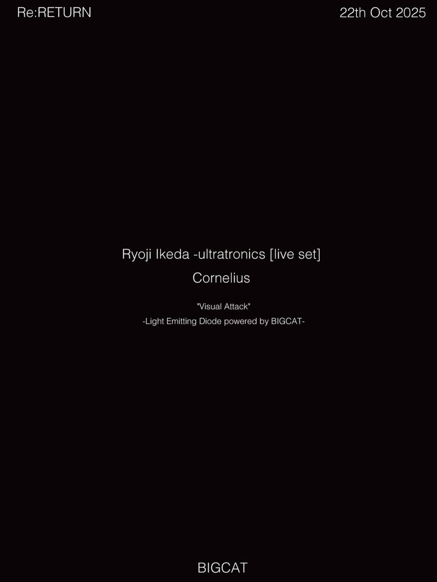 ryojiikeda's tweet image. w.pia.jp/t/return/