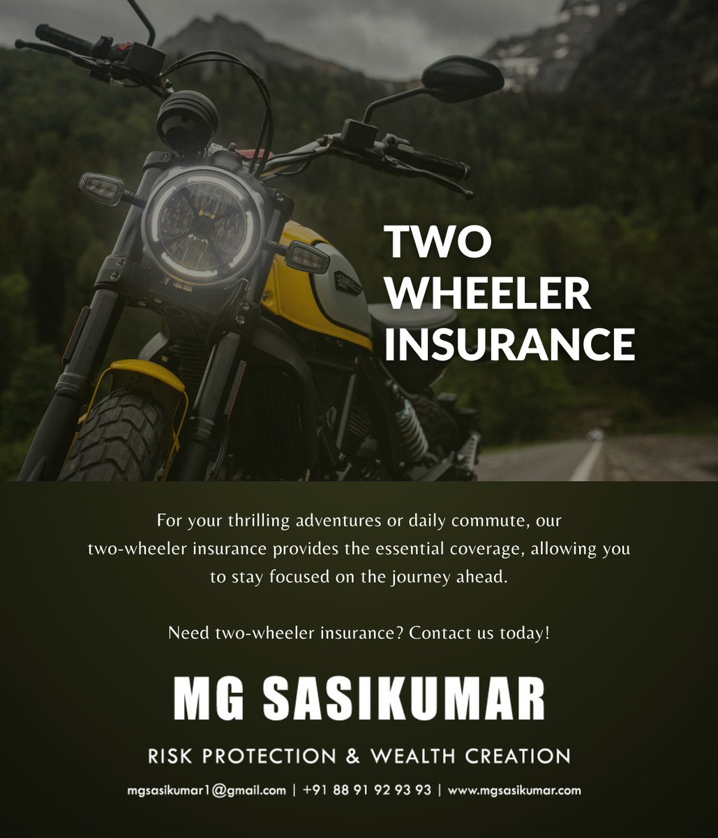 mgsfinplan's tweet image. #twowheelerinsurance #insurance #carinsurance #fourwheelerinsurance #offer #vehicleinsurance #insuranceagent #insurancebroker #travelinsurance #commercialvehicleinsurance #propertyinsurancebrokers #bikeinsurance #vehicleinsuranceservice #carinsurancequotes #carinsurancebrokers