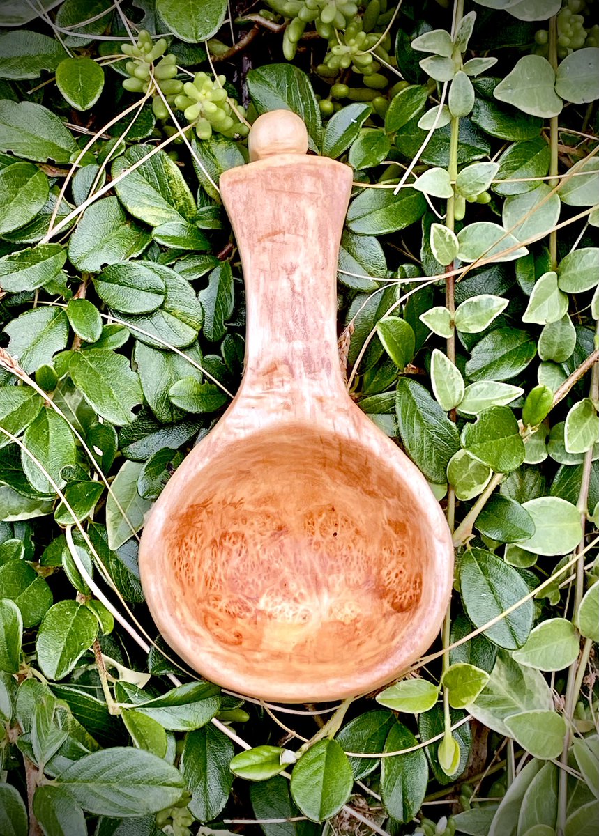 silverbackmpr's tweet image. Burr scoop carved at Spoonfest thanks to Martin Hazell for the opportunity