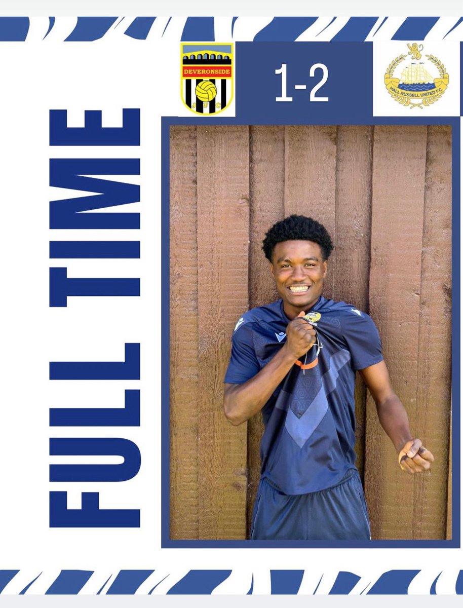 Full time in MacDuff. Deveronside 1 - United 2!  Gritty, scrappy, battling performance from the lads tonight. To a man stood up and worked their socks off. 

Goalscorer
@boimalai ⚽️⚽️

@socialsbyyjaydenn 

#HRUFC
#RussellsUnited