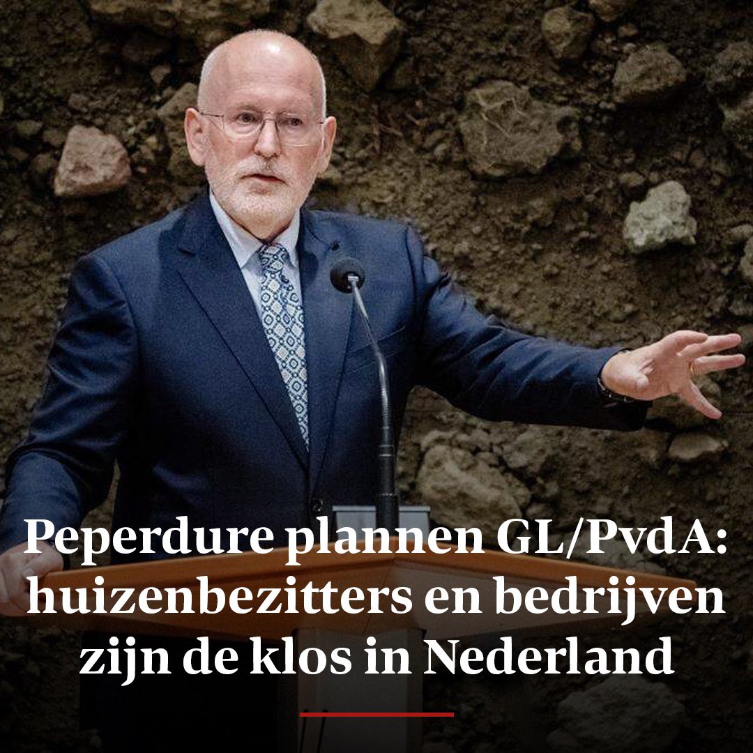 GL-PvdA wil de belastingbetaler weer flink in de buidel laten tasten.

Volgens de fusiepartij van <a href="/F__Timmermans/">Frans Timmermans</a> zijn huizenbezitters een stelletje opportunistische uitbuiters, die misbruik maken van schaarste op de woningmarkt.

Voor het gemak laten ze weg dat juist hún club