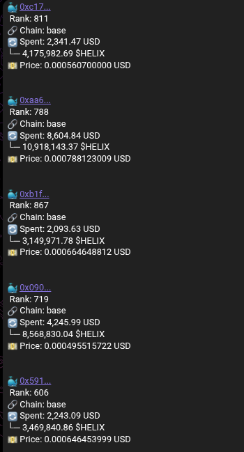 FDemirtas333100's tweet photo. 🚨 $Helix could be BIG!
🐋 Whales are already loading up.
📉 Still a low cap gem... when volume hits, it might explode.
🤖 Want to track whale moves? $WHAI helps you analyze what they’re doing.

Don't fade the signals. 👀

#Crypto #Helix #WHAI #WhaleWatching #Altcoins #Gems https://t.co/dsCuPFH9FJ