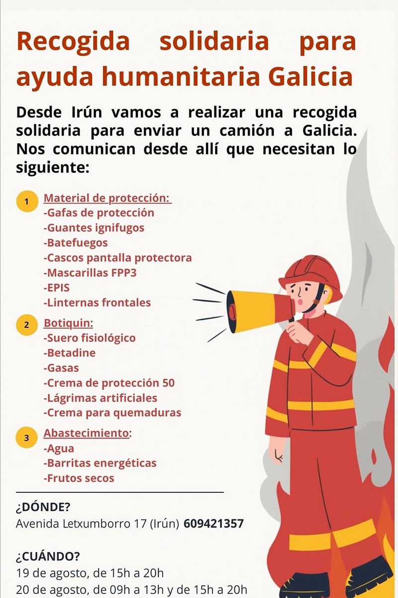 Necesitan nuestra ayuda