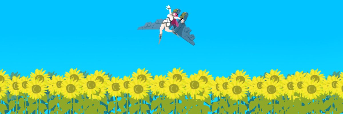 ひまわり畑とスエンさん🌻

#ラスオリ
#ラストオリジン