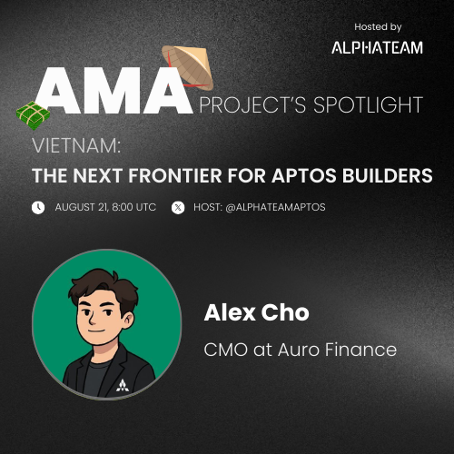 Aptos Alpha Team (@alphateamaptos) on Twitter photo 🚨 AMA GUEST PROJECT SPOTLIGHT: <a href="/AuroFinance_/">Auro Finance</a>
Vietnam: The Next Frontier for Aptos Builders
📅 Aug 21 | Thursday - 8:00 AM UTC
🎙️ X Spaces: x.com/i/spaces/1ZkKz…
Host: <a href="/AlphaTeamAptos/">Aptos AlphaTeam</a>
Auro Finance is a next-generation Defi protocol built on <a href="/Aptos/">Aptos</a>, unlocking real utility 🚨 AMA GUEST PROJECT SPOTLIGHT: <a href="/AuroFinance_/">Auro Finance</a>
Vietnam: The Next Frontier for Aptos Builders
📅 Aug 21 | Thursday - 8:00 AM UTC
🎙️ X Spaces: x.com/i/spaces/1ZkKz…
Host: <a href="/AlphaTeamAptos/">Aptos AlphaTeam</a>
Auro Finance is a next-generation Defi protocol built on <a href="/Aptos/">Aptos</a>, unlocking real utility