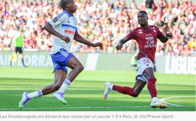 Le barrage de Strasbourg / Brondby diffusé sur BFM Alsace et sur les chaînes Twitch et YouTube de RMC Sport ce jeudi à 20h en barrage de la Conférence League.
La manche retour (le jeudi 28 août à 20h) sera elle aussi diffusée sur les deux plateformes.