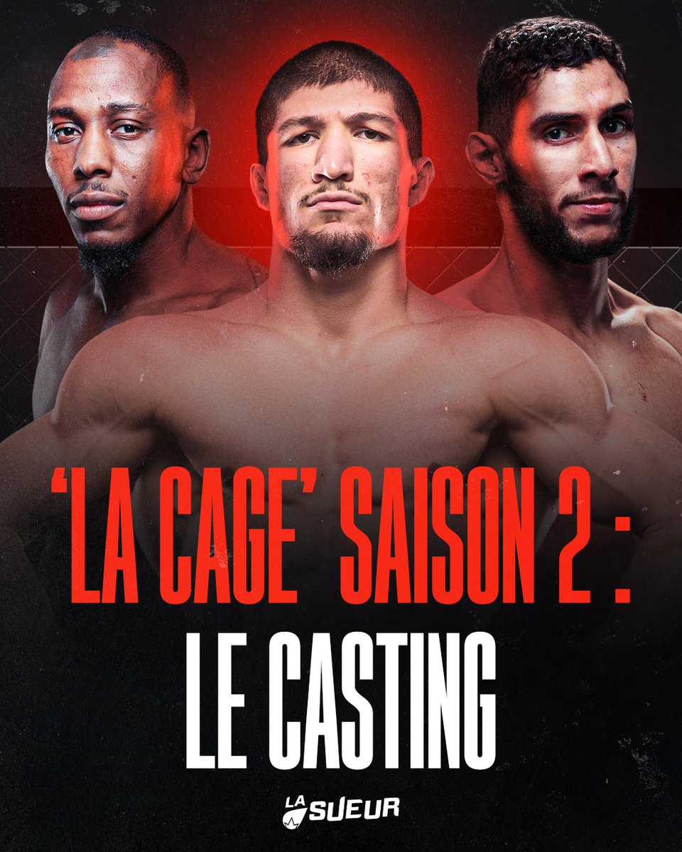 Le casting de la 2ᵉ saison de 'La Cage' 😳🎬

• Baki
• Farès Ziam
• Taylor Lapilus
• Axel Sola
• Oualy Tandia
• Virgil Augen
• Aboubakar Younousov
• Turpal Younousov
• Alexis 'Barboza' Nicolas
• Bruno Surace
• Ilian Bouafia
• Paulin Begai
• Noah Gugnon
• Khamzat