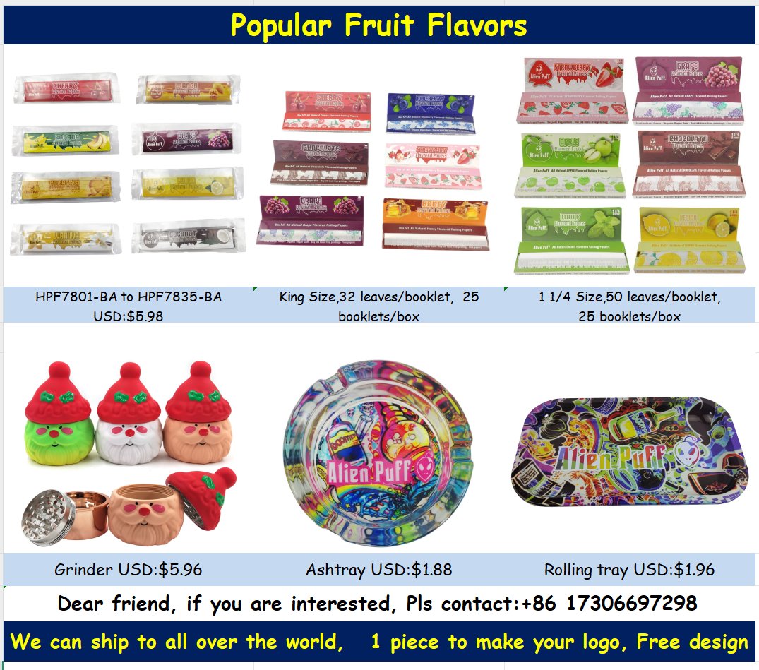 HiRollingpaper's tweet photo. Roll in Color, Taste the Fruit!
Tired of the same old thing? It's time to refresh your experience!
✅ *3 Sizes Available*: King Size | Regular | 1¼, to meet your every creative need.
#RollingPapers #FlavoredPapers #WholesaleSupplier #SmokeShop #Papers #NewFlavors #FactoryDirect https://t.co/LzoB245kxD