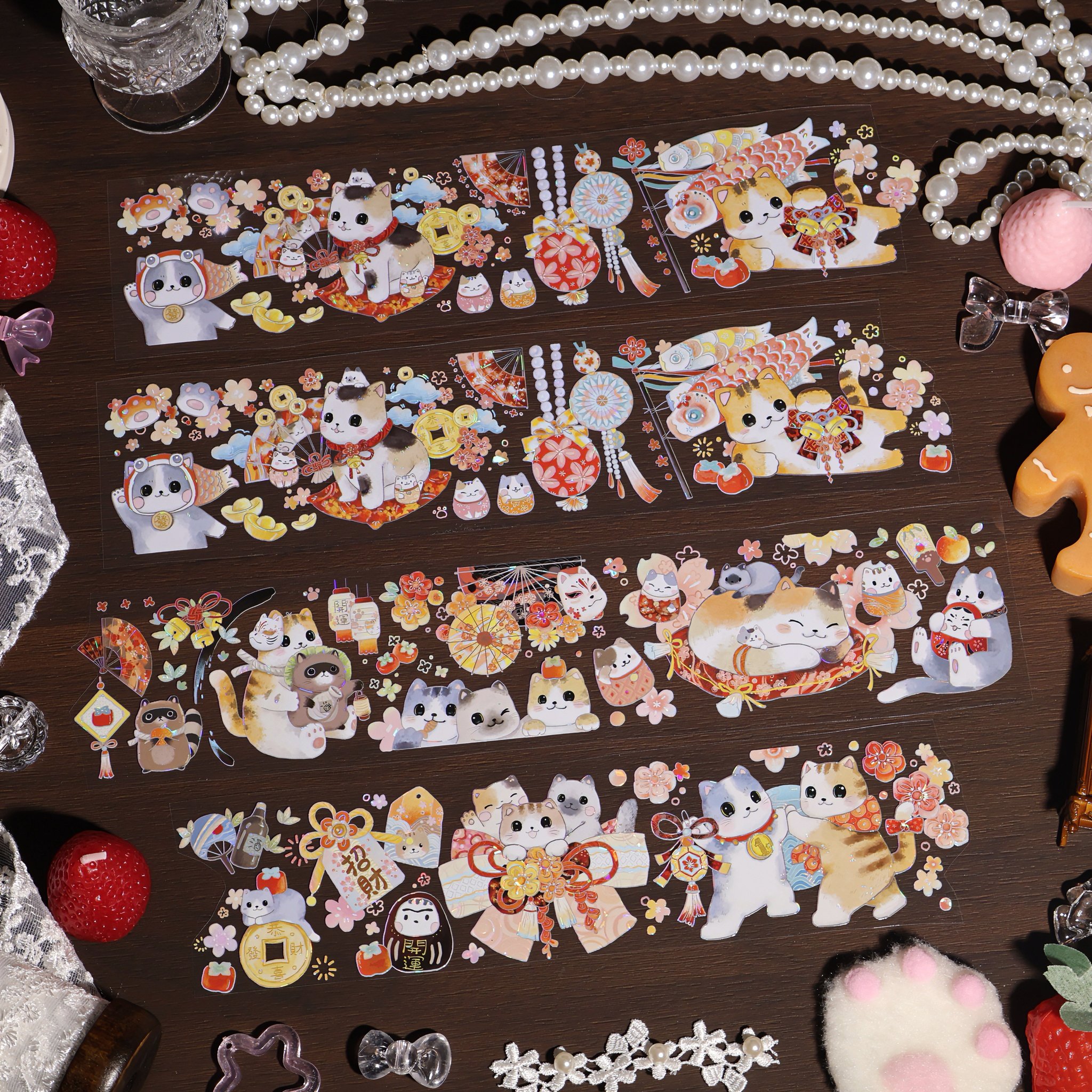 レア カスタム ネゴラ 長毛 招福梅