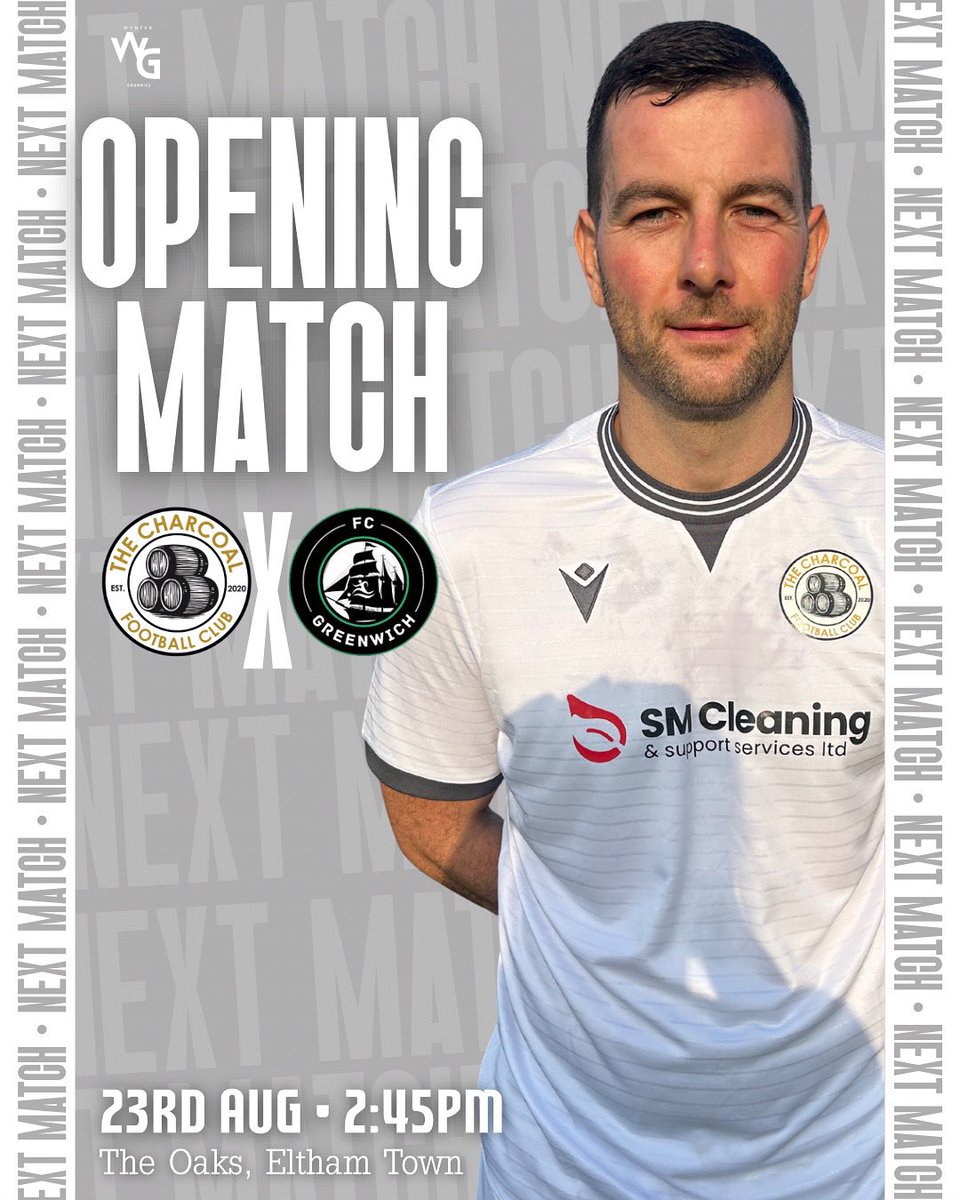 The Charcoal FC (@thecharcoalfc) on Twitter photo THIS WEEKEND ⚽️
The wait is over!!🔥
This Saturday we kick off the season against <a href="/FCGreenwich/">FC Greenwich</a> - the first step in our journey.
New season, new battles, same hunger. Let’s go! ⚽🖤
#thecharcoalfc #challengeaccepted THIS WEEKEND ⚽️
The wait is over!!🔥
This Saturday we kick off the season against <a href="/FCGreenwich/">FC Greenwich</a> - the first step in our journey.
New season, new battles, same hunger. Let’s go! ⚽🖤
#thecharcoalfc #challengeaccepted