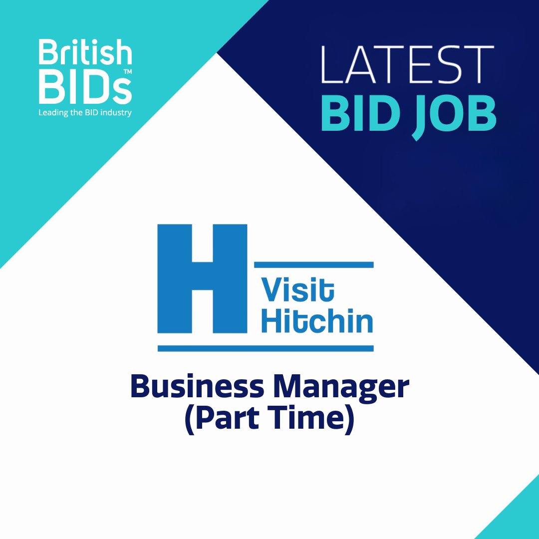 📣 NEW JOB OPPORTUNITY

 📌#HitchinBID is on the lookout for a highly organised &amp; proactive Business Manager to lead the day-to-day operations of the BID.

Find out more 👉 britishbids.info/bid-jobs/hitch…

📝 Apply Now - deadline 29th August.

#VisitHitchin #Hitchin #BIDCareers #BIDjobs