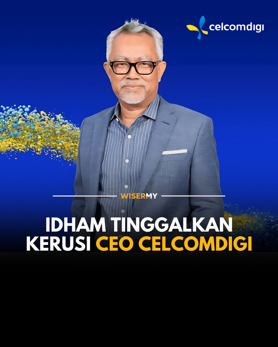 Datuk Idham Nawawi bakal undur diri sebagai CEO CelcomDigi hujung Ogos ini. Bermula September, Albern Murty akan memegang peranan Pemangku CEO sementara syarikat mencari pengganti tetap. 

Peralihan ini menandakan babak baharu selepas penggabungan besar Celcom dan Digi pada 2022.
