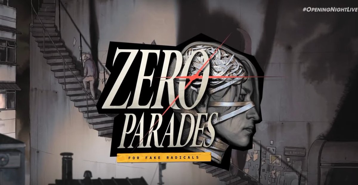 JVCom's tweet photo. Zero Parades, le récap :

- Fait par ZA/UM (Disco Elysium)
- Espionnage
- DA toujours singulière (mélange rétro et néon)
- Reprend la vue de Disco Elysium (dessus/loin du personnage)
- Pas encore de date de sortie, sur PC https://t.co/8gmfULA51N