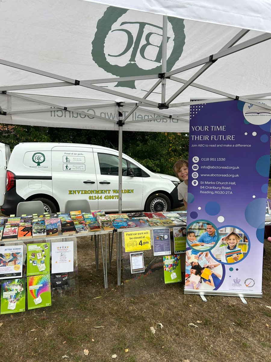 📚 We’re at Bracknell Town Council’s Summer of Fun today!
Come and enjoy a fantastic day out with circus skills, a petting farm, and giant inflatables 🎪🐇🎈
ABC to read will be giving away books and we’d love to chat to you about how we help local children's reading