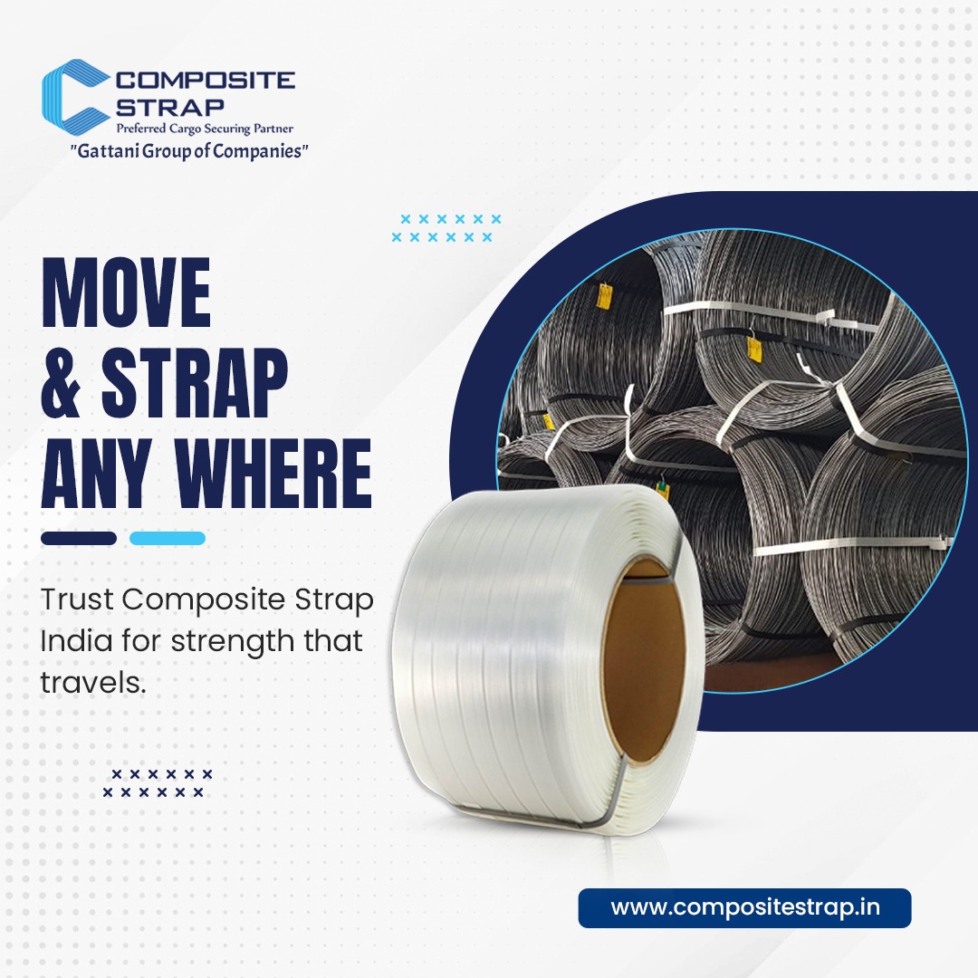 CompositeStrap's tweet image. Move &amp;amp; strap anywhere with confidence! 
Composite Strap India delivers unmatched strength, flexibility, and safety — no matter where your cargo goes.

compositestrap.in
.
#compositestrap #CargoSafety #StrappingSolutions #CargoSecuring #HeavyDutyStrap #LogisticsSolutions