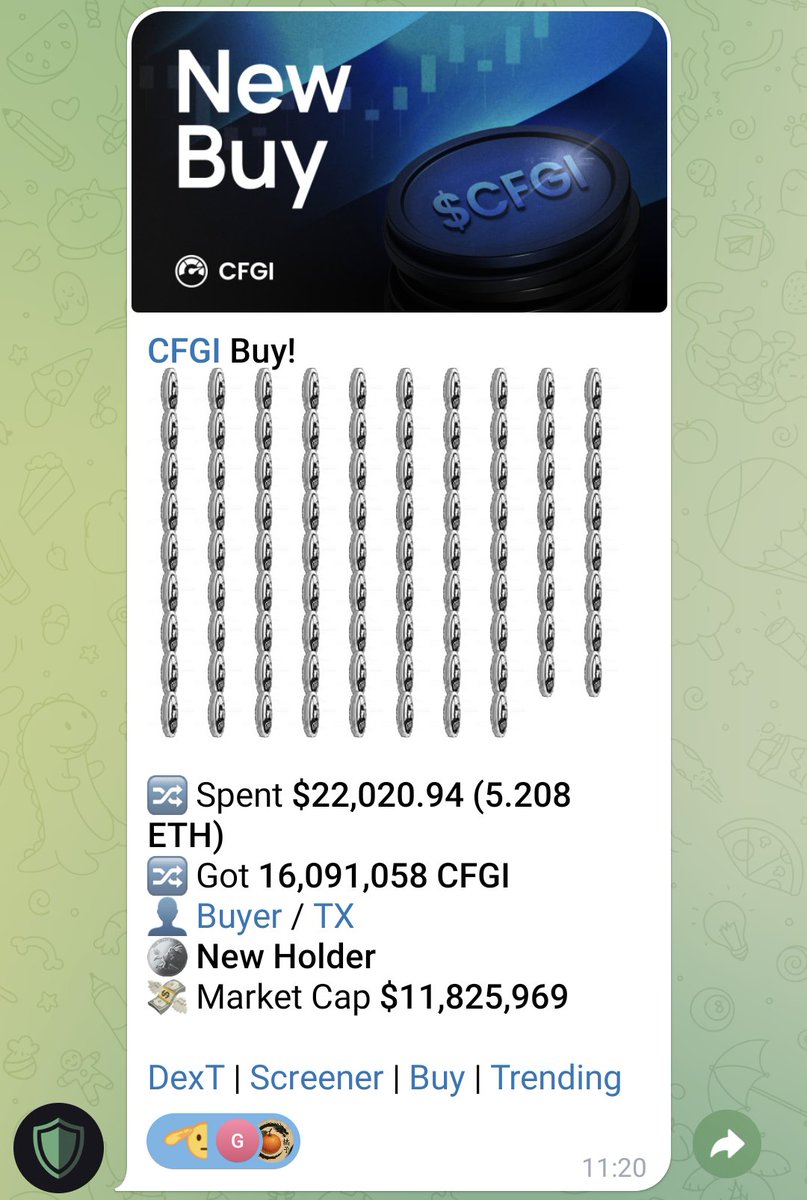 Did somebody get a leak of '5', or did they just naturally realize how undervalued $CFGI really is?

Mind you, NOTHING has been revealed yet, and it’s still performing better than your other favorite project.

Fuck diversification. All in on $CFGI