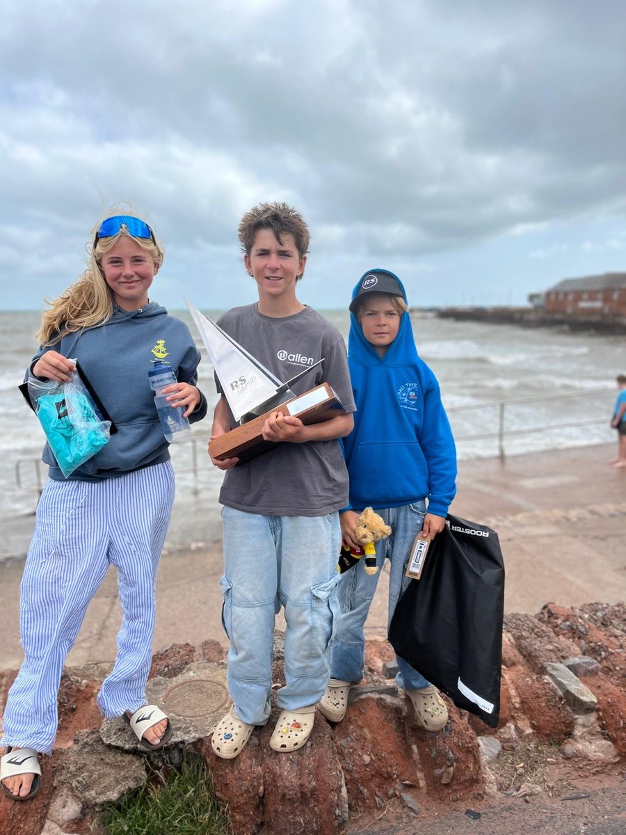What a weekend at the RS Tera Nationals 2025 in @Paignton! 🌊⛵ Huge well done to all our sailors – Ben, Jasmin, Noah, Toby, Bora, Kaya, Louis, Tom, Lucas, Lily, Lachlan, Olivia, Rebecca &amp; Ed – who did the club proud in seriously tough conditions.