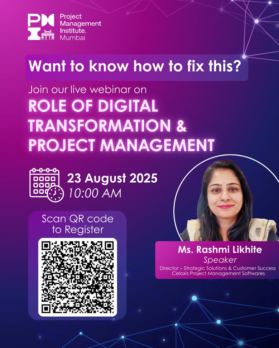 3 red flags your org is overdue for digital transformation:

These aren’t inefficiencies. They are risks.

Join Rashmi Likhite on Aug 23 to learn how to fix them.
👉 Scan the QR in the poster or click here to register
tinyurl.com/ywvva98a

#DigitalTransformation