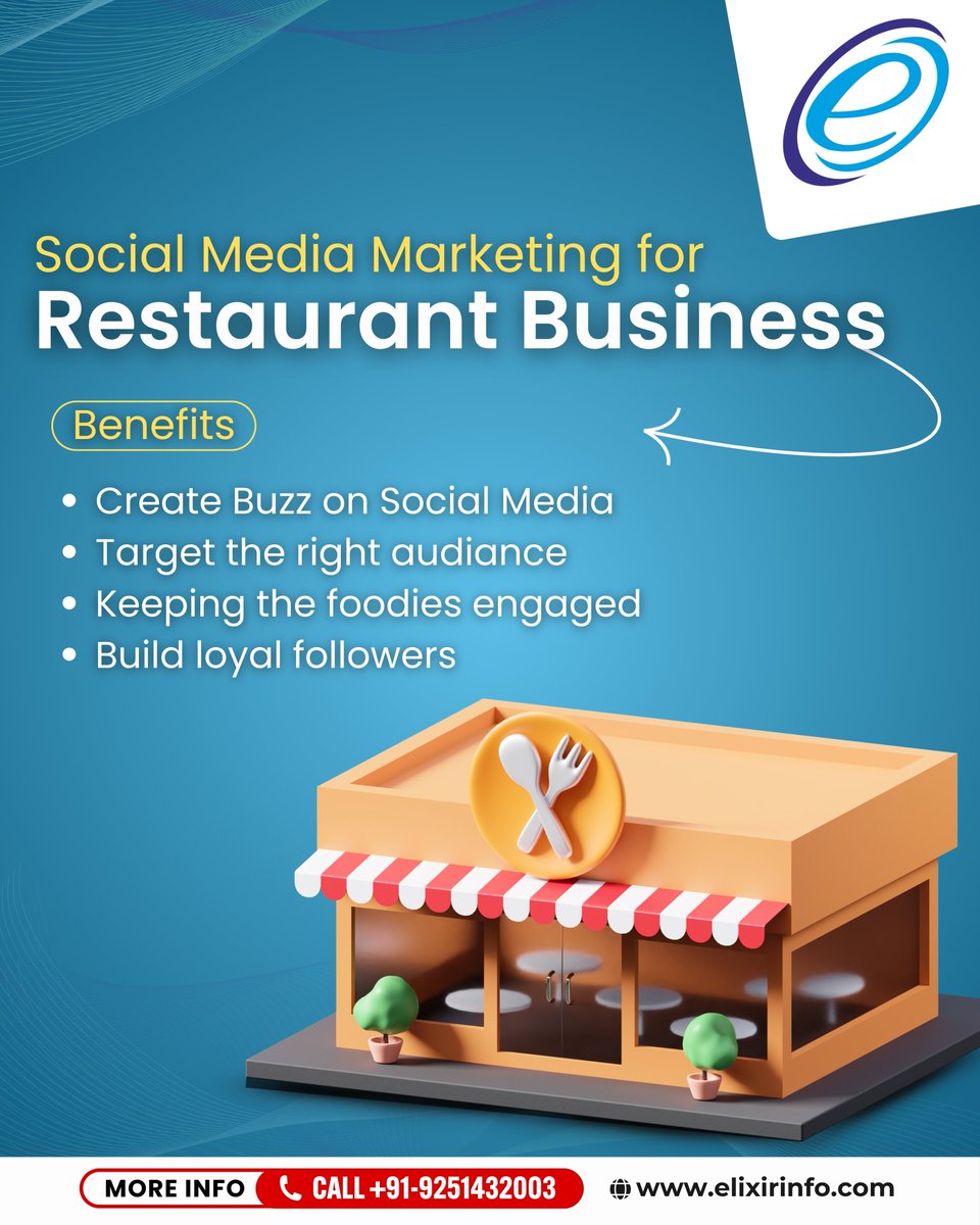 elixirtechie's tweet image. 📱 Running a Café or Restaurant?

 At Elixir Technologies, we help you:
 ✅ Create buzz online
 🎯 Attract the right foodies
 📲 Boost your Swiggy, Zomato &amp;amp; Google rankings
 💬 Keep your followers engaged and loyal

FREE consultation at +91-9251432003

#ElixirTechnologies