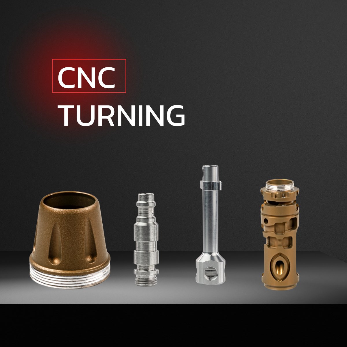 Our CNC turning &amp; sliding head machinery produce high volumes of precision parts with consistently tight tolerances. 

While many components are entirely turned, some require additional milling operations for complex features! 👍

#CNCMachining #UKmfg #TurnedParts