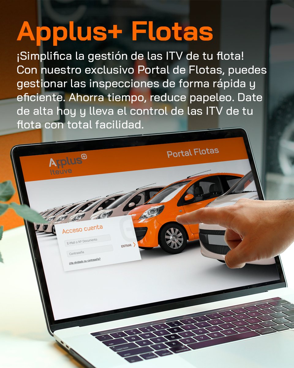 Applus+ Flotas 🛻🚙🚗🚚

Descubre nuestro portal de gestión de flotas, la manera de controlar la inspección a tus vehículos de una manera rápida y eficiente. Más de 3 millones de usuarios abalan nuestros servicios. 

Entra ya en itvflotas.com

#ApplusITV #coche #flota