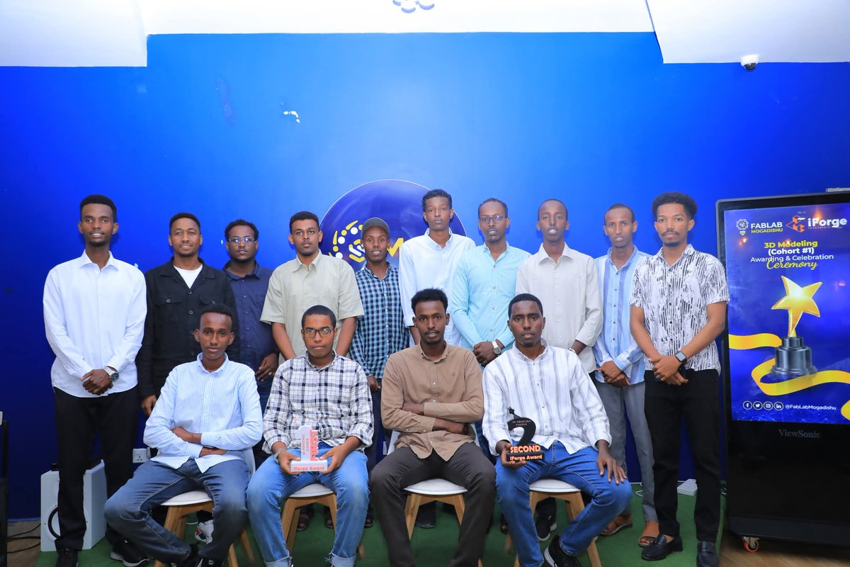 SIMADUniversity's tweet image. FabLab Mogadishu’s 3D Modeling Cohort #1 is officially closed.
With iForge, participants gained advanced 3D skills to drive innovation and were awarded for excellence. Another milestone for practical learning at SIMAD University!
#SIMADUNIVERSITY #FabLabMogadishu #iForge…