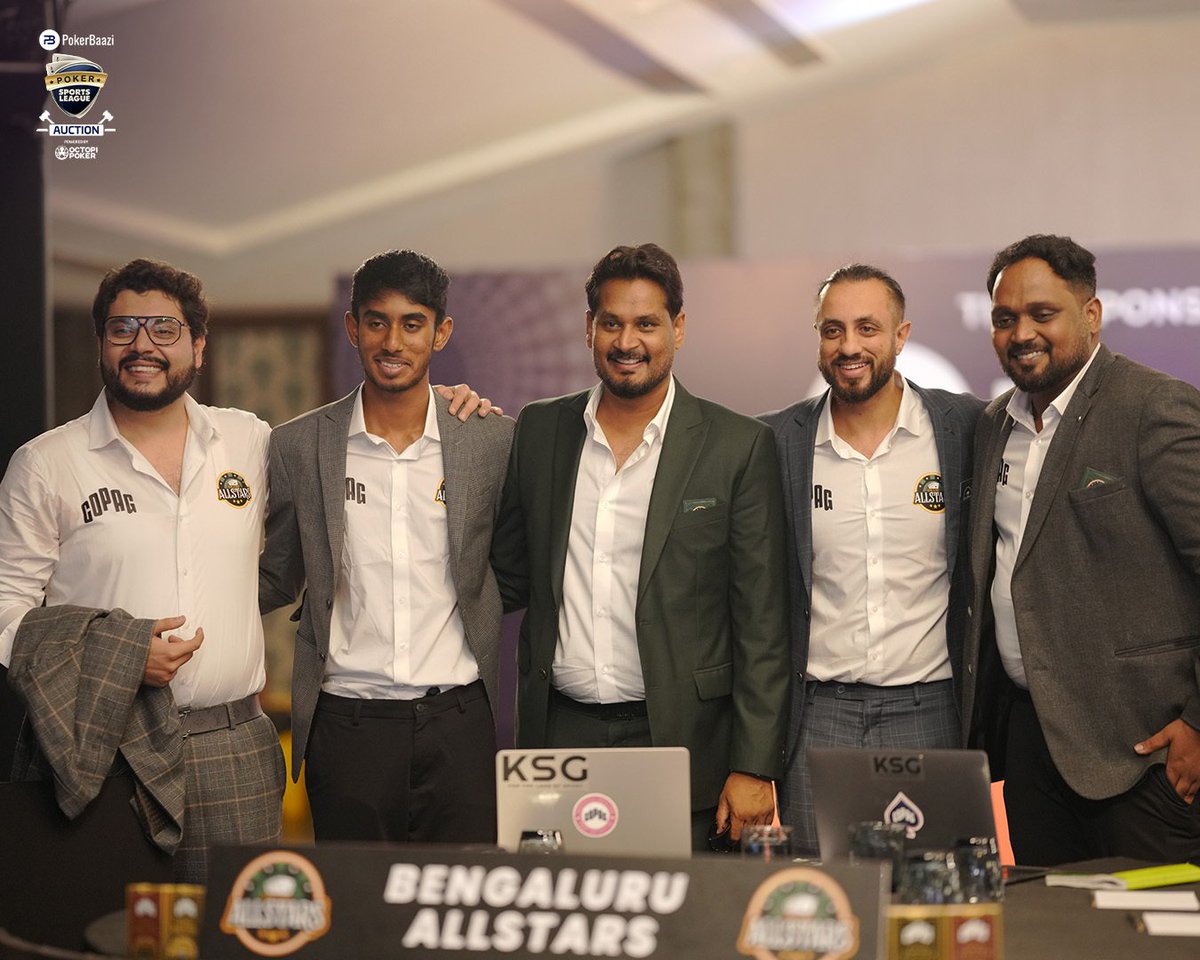 PSLofficial_X's tweet photo. The Auction floor was on fire yesterday – here’s a look at the moments that defined the Season 7 auction. 🔥

#PokerSportsLeague #PSL #MindSport #PSLSeason7 #PSL7 #PSLNahiKhelaTohKyaKhela #PokerIsASport #SkillGame #PokerBattleground #PokerBaazi #YouHoldTheCards https://t.co/ctHX0tDqr5