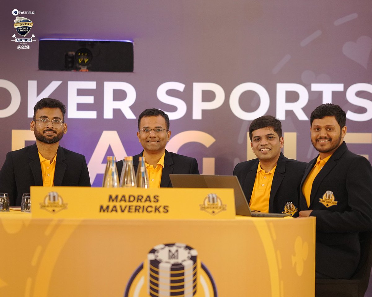 PSLofficial_X's tweet photo. The Auction floor was on fire yesterday – here’s a look at the moments that defined the Season 7 auction. 🔥

#PokerSportsLeague #PSL #MindSport #PSLSeason7 #PSL7 #PSLNahiKhelaTohKyaKhela #PokerIsASport #SkillGame #PokerBattleground #PokerBaazi #YouHoldTheCards https://t.co/ctHX0tDqr5