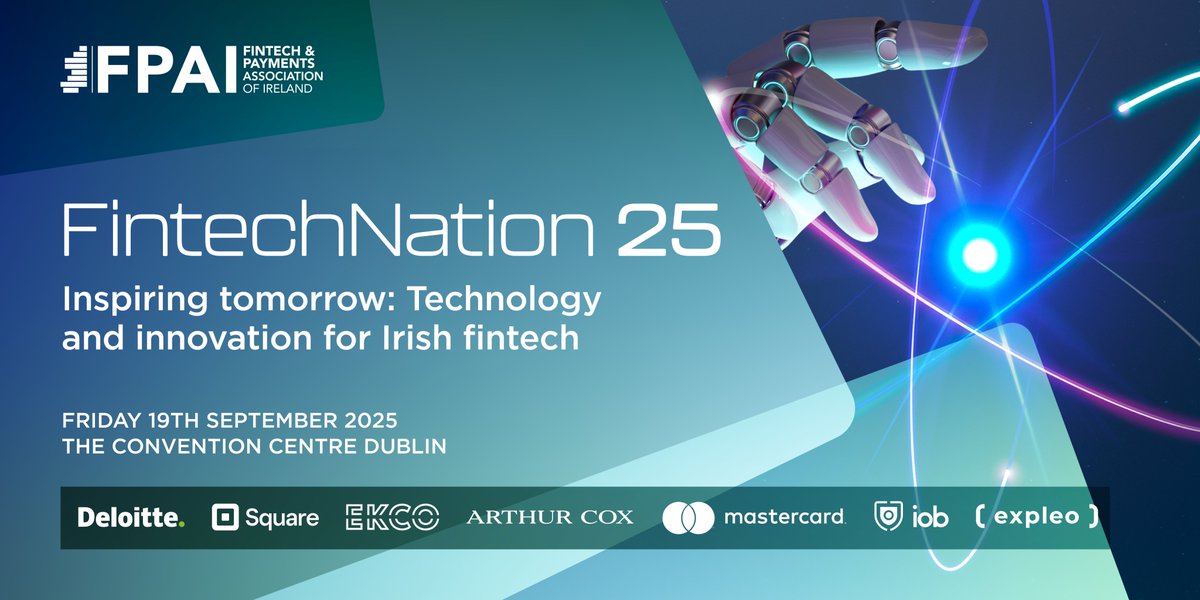Banking & Payments Federation Ireland (@bpfinews) on Twitter photo FintechNation 25 – Inspiring Tomorrow: Technology and Innovation for Irish Fintech on 19 Sept <a href="/TheCCD/">The Convention Centre Dublin</a> has been accredited for CPD hours. View full details for CPD Accreditation & book on bit.ly/3TrQw1E <a href="/Deloitte/">Deloitte</a> <a href="/Square/">Square</a> EKCO Arthur Cox <a href="/Mastercard/">Mastercard</a>  @ioblearn <a href="/ExpleoGroup/">Expleo Group</a> FintechNation 25 – Inspiring Tomorrow: Technology and Innovation for Irish Fintech on 19 Sept <a href="/TheCCD/">The Convention Centre Dublin</a> has been accredited for CPD hours. View full details for CPD Accreditation & book on bit.ly/3TrQw1E <a href="/Deloitte/">Deloitte</a> <a href="/Square/">Square</a> EKCO Arthur Cox <a href="/Mastercard/">Mastercard</a>  @ioblearn <a href="/ExpleoGroup/">Expleo Group</a>
