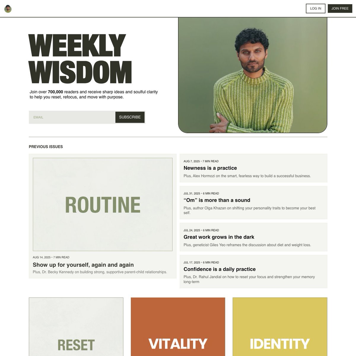 Honored to have built and designed <a href="/jayshetty/">Jay Shetty</a>'s new website on the all new <a href="/beehiiv/">beehiiv 🐝</a> website builder! 😍