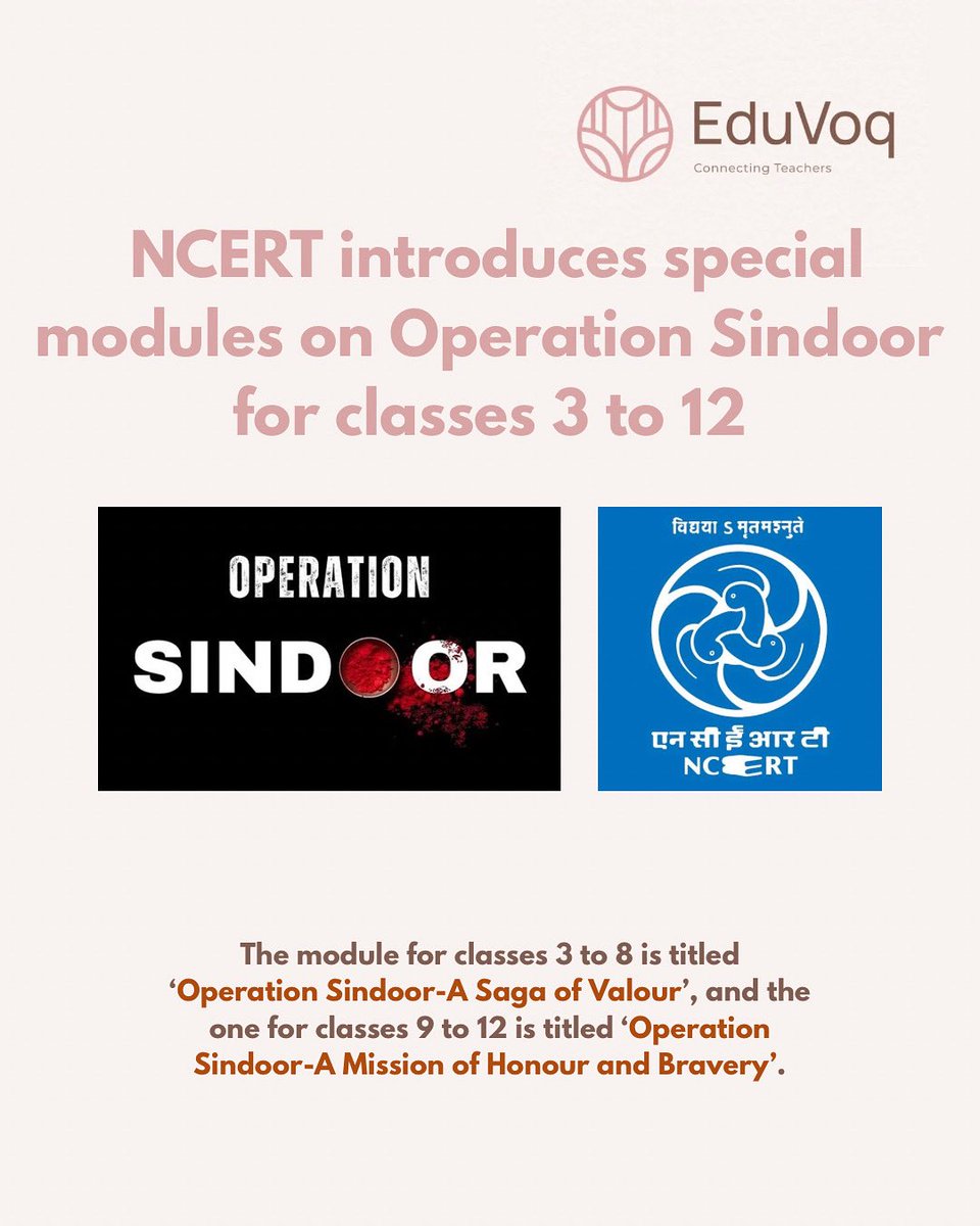 #OperationSindoor #operationmahadev #ncert <a href="/ncert/">NCERT</a> <a href="/ciet_ncert/">CIET-NCERT</a> <a href="/parakh_ncert/">Parakh-NCERT</a> <a href="/nerie_ncert/">North East Regional Institute of Education (NERIE)</a>